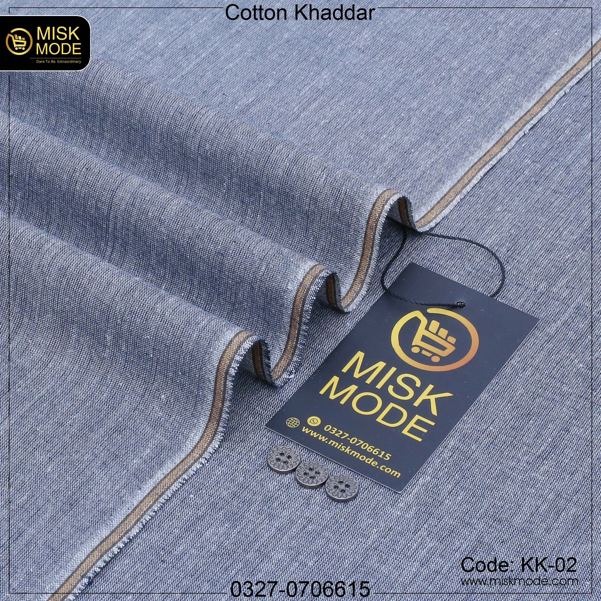 Premium Soft & Cool Cotton Khaddar - Summer Special (KK-09)