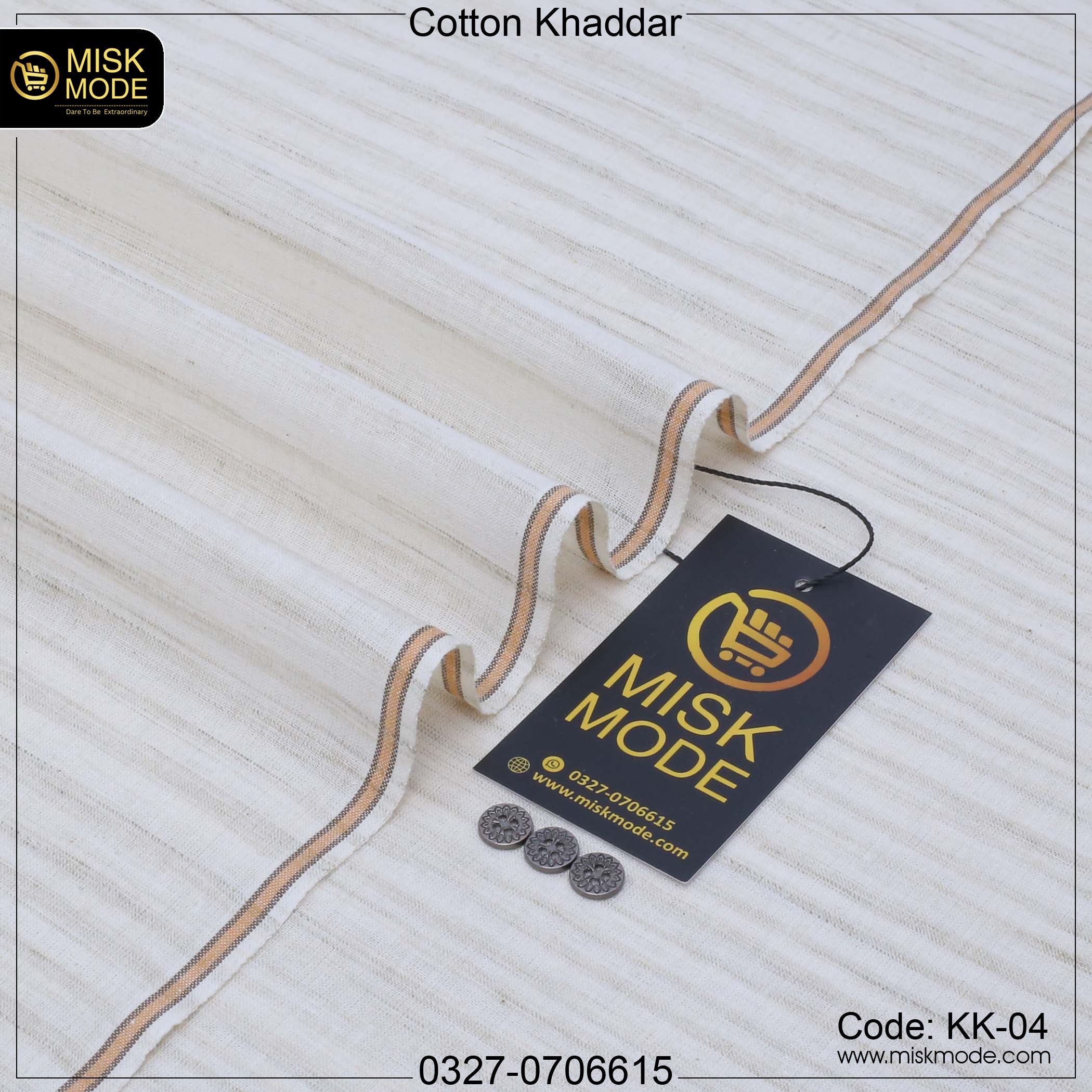 Premium Soft & Cool Cotton Khaddar - Summer Special (KK-09)