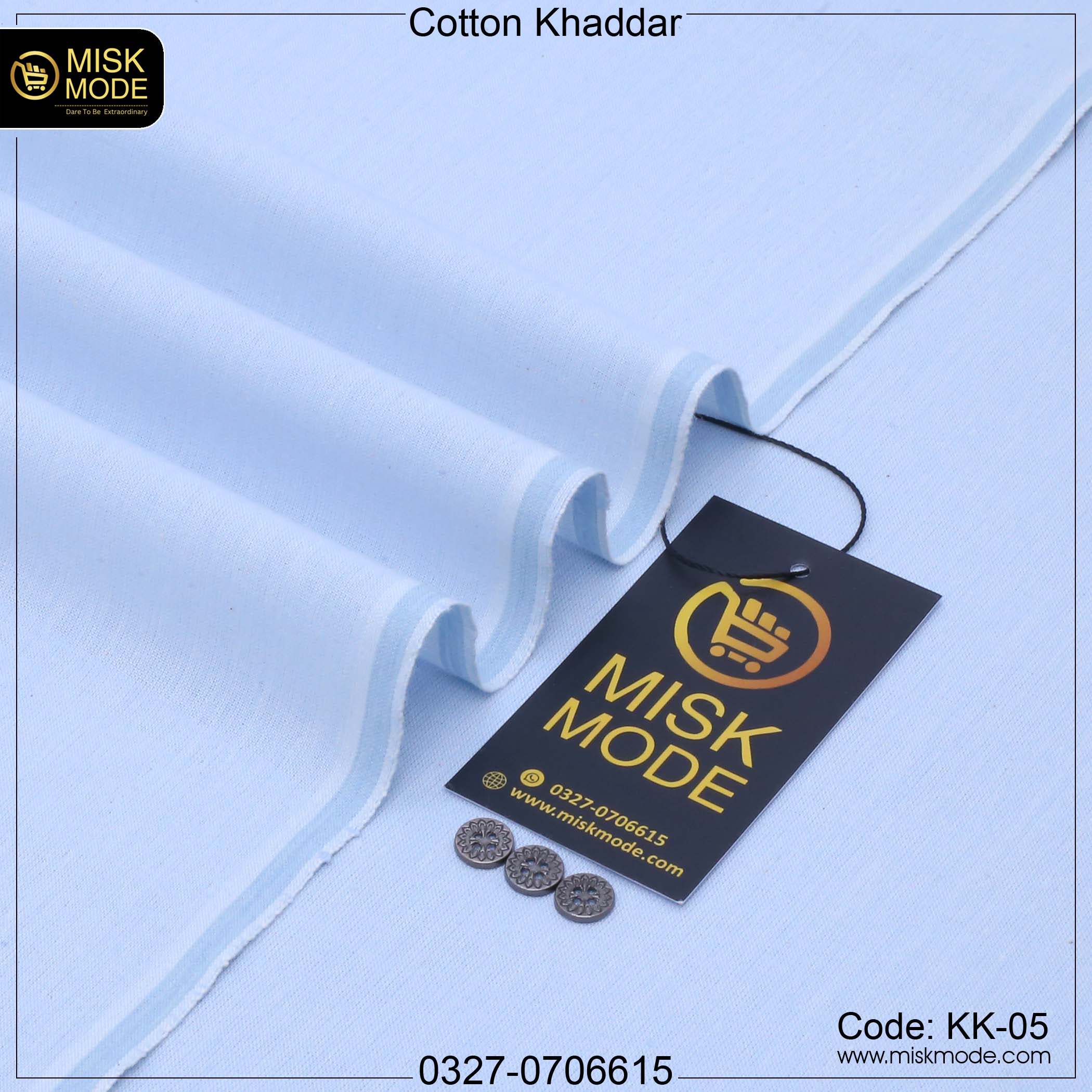 Premium Soft & Cool Cotton Khaddar - Summer Special (KK-09)