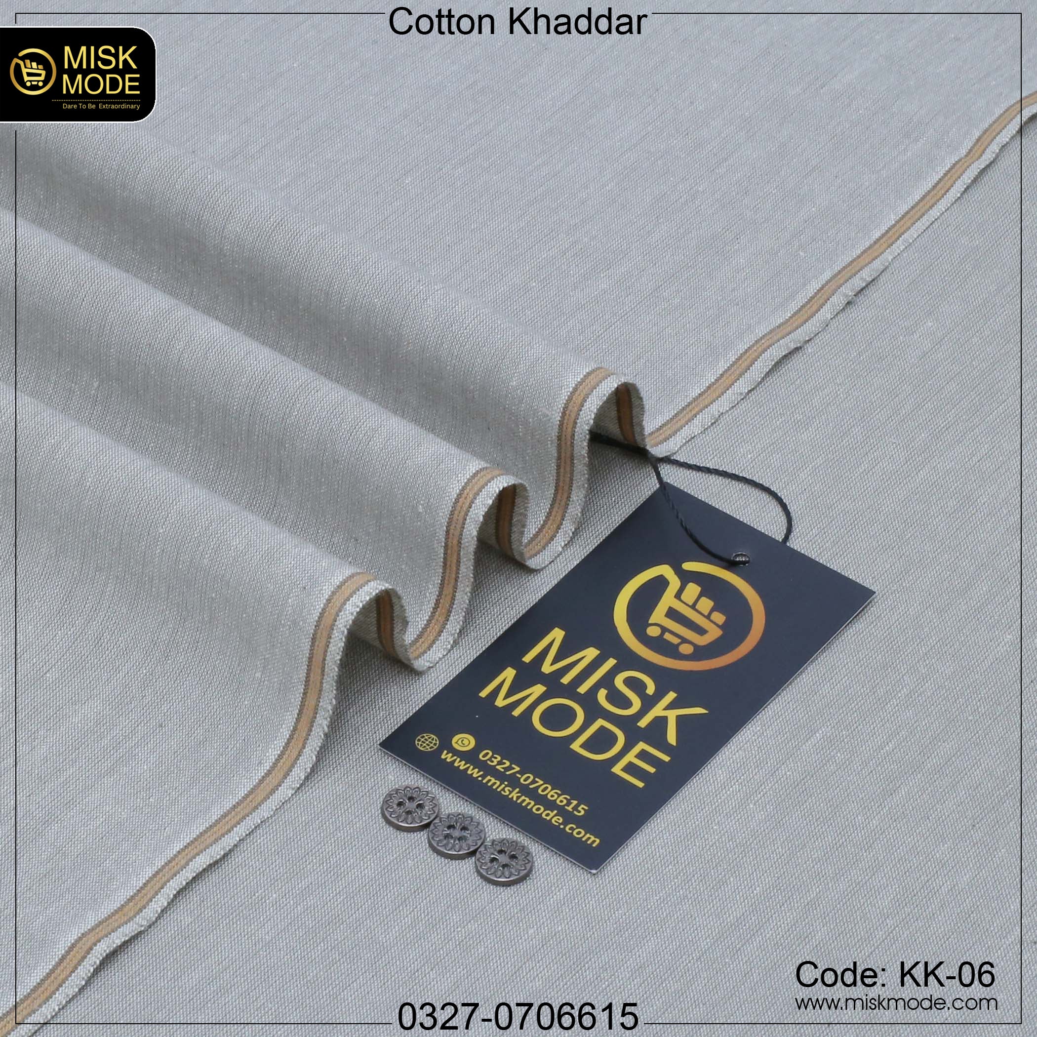 Premium Soft & Cool Cotton Khaddar - Summer Special (KK-09)