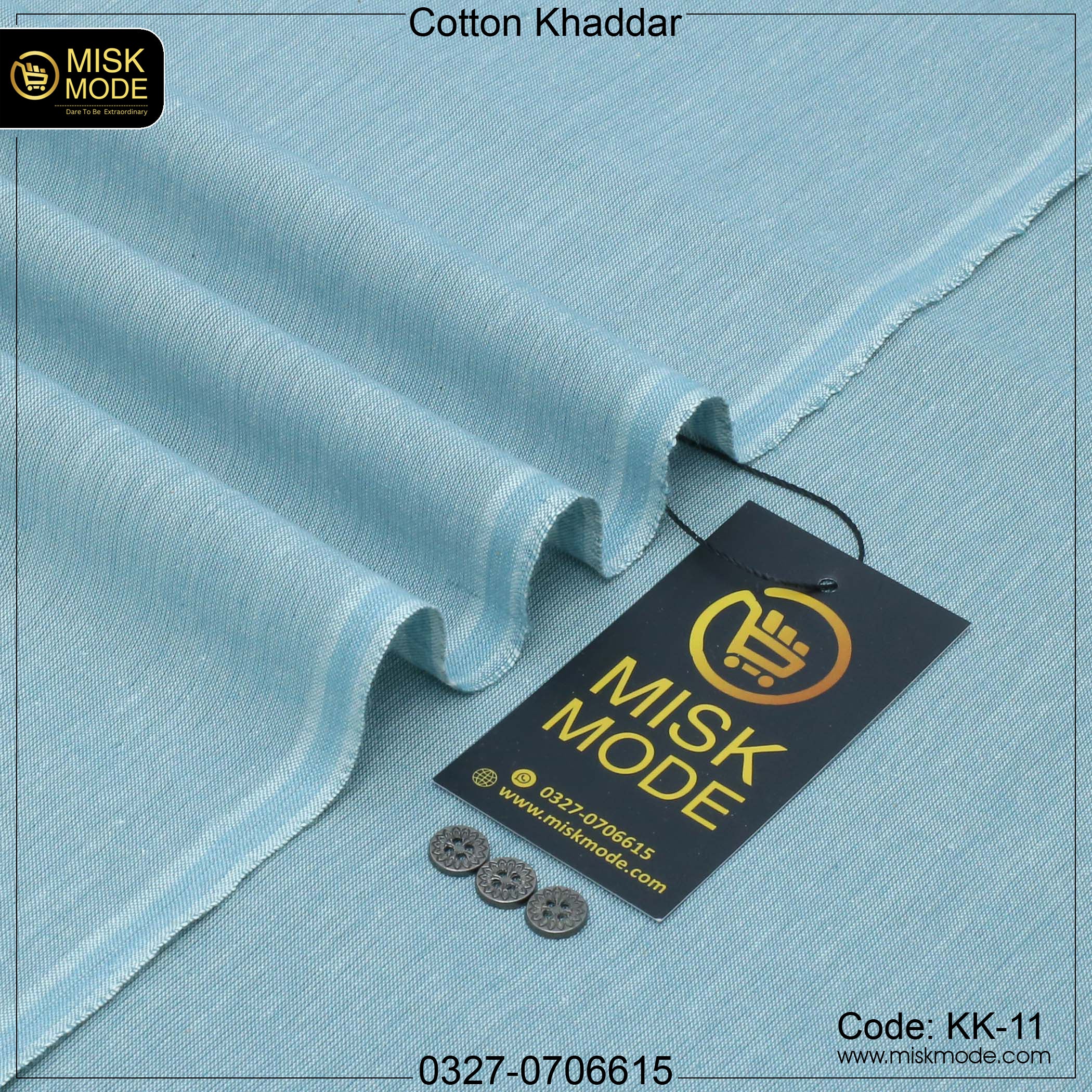 Premium Soft & Cool Cotton Khaddar - Summer Special (KK-09)